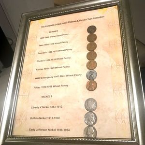 Rare The Complete United States Pennies & Nickels Type Collection- 1901 to 1957!